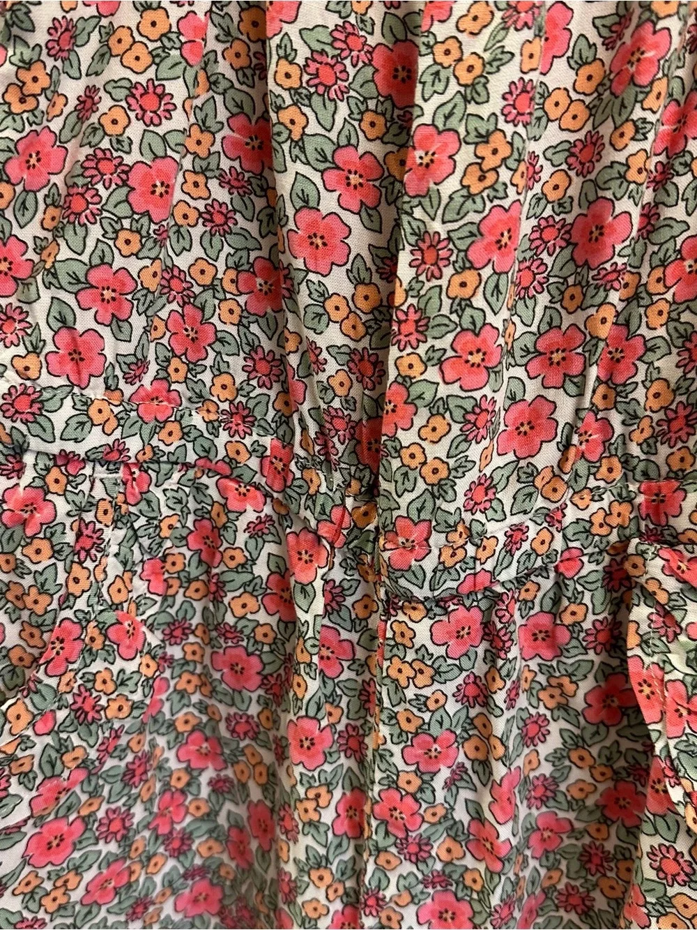 Cat & Jack Toddler Flower Romper Size 3T NEW